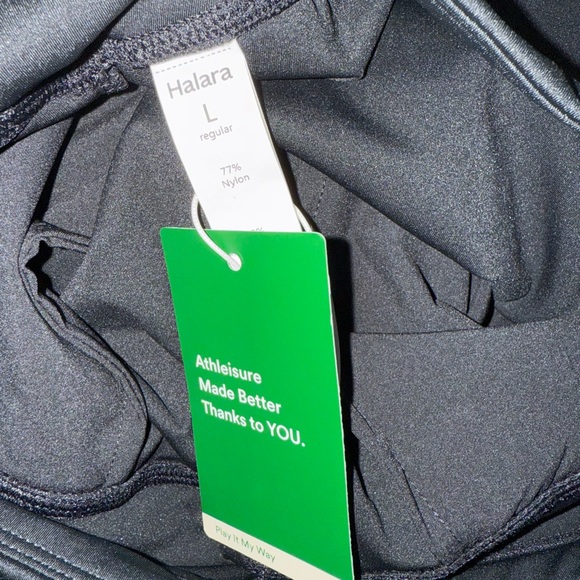 Halara Softlyzero Plush High Waisted Drawstring Plain Full Length Joggers Black - Picture 9 of 10